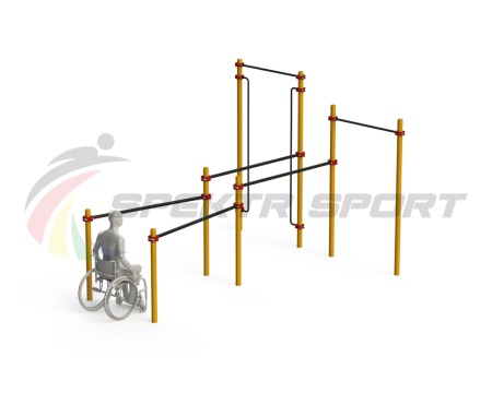 Купить Спортивный комплекс для инвалидов-колясочников WRK-D19_76mm в Липках 