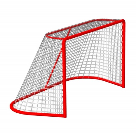 Купить Сетка хоккейная на ворота 1,22мх1,83мх0,5мх1,15м, нить 3,5 мм, узловая в Липках 