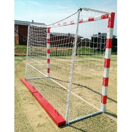 Купить Ворота мини-футбольные без сетки 2х3х1 м. (добровольный серт.) с накидным противовесом 25 кг в Липках 