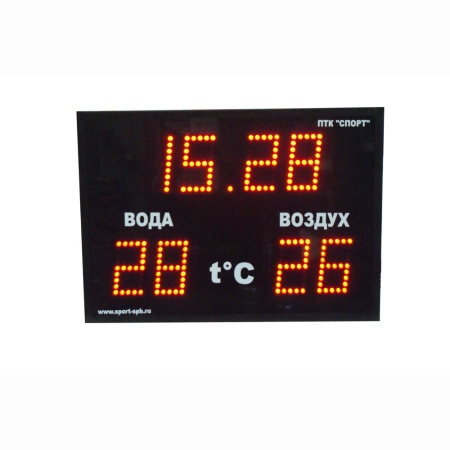 Купить Часы-термометр СТ1.16-2t для бассейна в Липках 