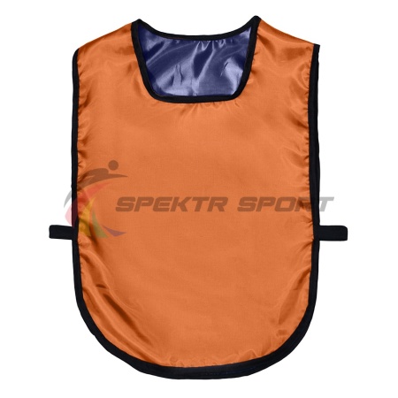 Купить Манишка футбольная двусторонняя универсальная Spektr Sport оранжево-синяя в Липках 